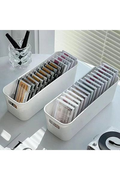HUAZDS 1PCS-white 1Pc False Eyelash Storage Box For Eyelash Extension Tool Organizer Lash Accessories Cosme