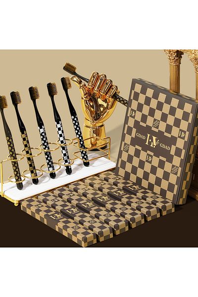 Choice 12pcs-2 boxes 6/box fashionable light luxury high-grade oral care soft hair cleaning household teeth