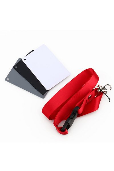 Choice 3 pcs Grey Card White Balance White Balance Card Set 3 in 1 18% Digital Photography Exposure Color B