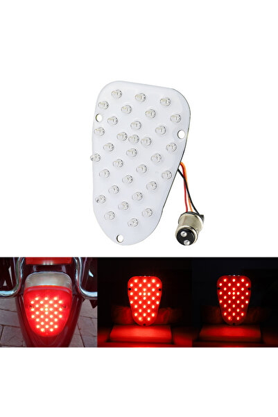Choice ضوء خلفي LED أحمر ومصباح فرامل لدراجات Yamaha V-Star وRoyal Star النار...