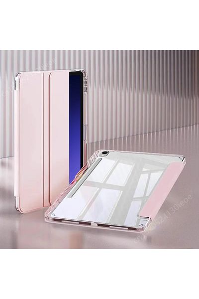 Choice جراب تاب S6 لايت 10.4 وردي لهاتف سامسونج تاب S7 S8 S9 11 FE 10.9 Plus S10 12.4 بوصة جراب ذكي مغناطيسي