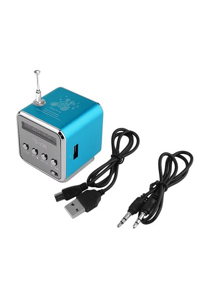 Choice Blue Rechargeable Portable radio FM portable mini radio Mini High Bluetooth Portable Voice Suitable