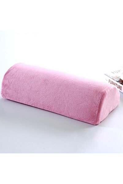 Choice وسادة ركبة نصف دائرية وردية اللون على شكل نصف قمر، تدعم الكاحل والركبة، وترفع الظهر، وتخفف آلام الرقبة والقطنية