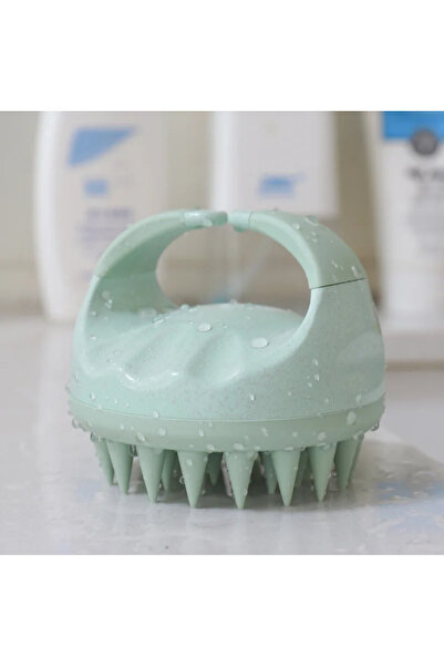 Choice فرشاة تدليك فروة الرأس الخضراء قطعة واحدة، فرشاة تنظيف ونحت، شامبو من ...