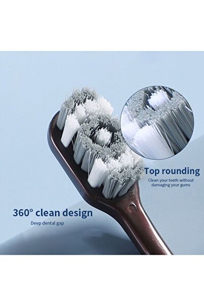 Choice 4 PCS Hard fur Toothbrushes, cleaning teeth stains, men's exclusive，Independent packaging