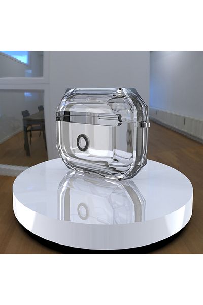 Choice Airpods pro Black Suitable for Apple AirPods 1/2 Headphone protective Cover AirPods pro Transparent