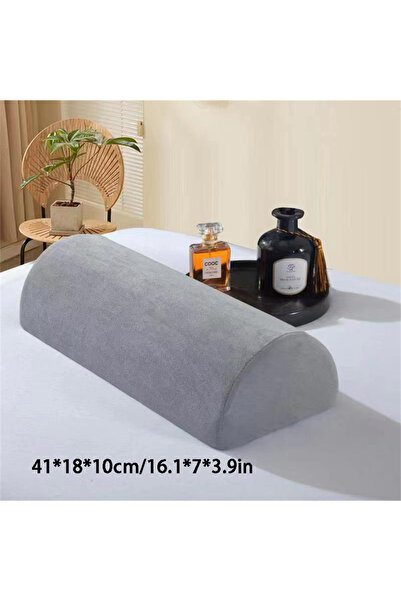 Choice وسادة ركبة رمادية نصف دائرية، تدعم الكاحل والركبة، وترفع الظهر، وتخفف ...