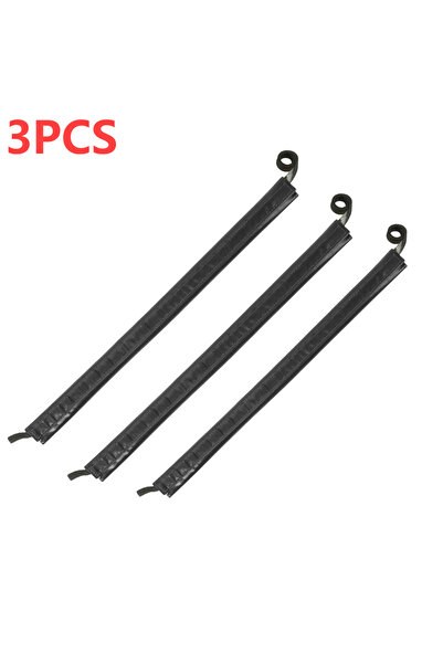 Choice 3 قطع سوداء 50 سم 1-3 قطع 50 سم غطاء واقٍ لحبل التسلق خفيف الوزن مصنوع...