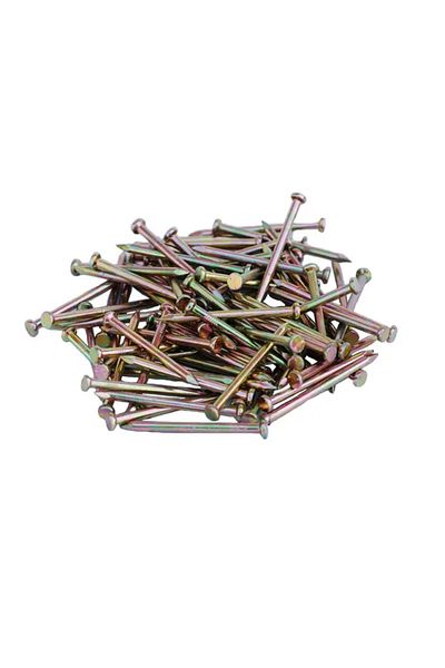 Easy Tedarik Yellow Steel Nail - 3X50 Hardwood and Skirting Nail 100