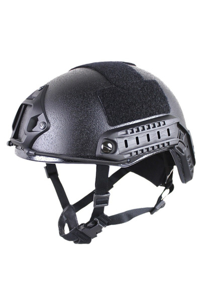 Choice خوذة تكتيكية سوداء عادية سريعة MH 1.5 كجم من الألياف الزجاجية مع وسادة...