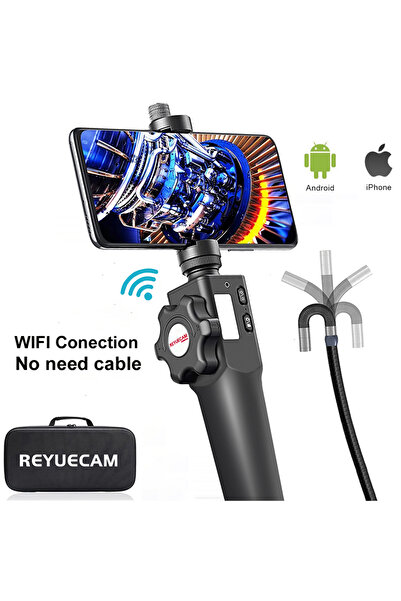 Choice عدسة 8.5 مم 1 متر REYUECAM 5.5 مم / 8.5 مم قطر المنظار المفصلي واي فاي 360 درجة التوجيه الصناعي