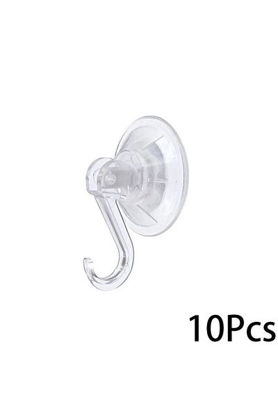 Choice 10pcs Vacuum suction cup hook glass kitchen appliance suction cup hook transparent and reusable heav