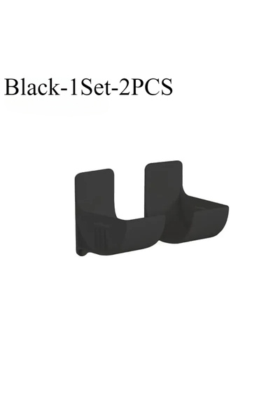 Choice مجموعة واحدة سوداء مكونة من 16 قطعة من صينية تخزين مثبتة على الحائط غي...