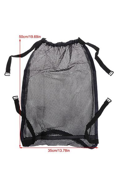Choice Brown Baby Stroller Storage Mesh Bag, Baby Stroller Seat Mesh Bag, Large Capacity Diaper, Baby Bottl