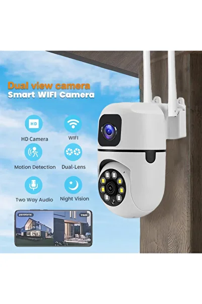 Choice1 Eu plug 6MP Camera 6MP Dual Lens IP Camera 2.4Ghz WiFi Security Protection Full Color Night Vision P