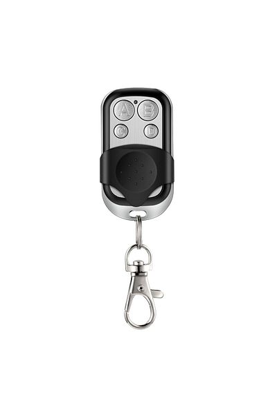Choice black 433MHz Garage Door Opener Remote Metal Push Button Remote Control Transmitter ABCD / Lock Unl