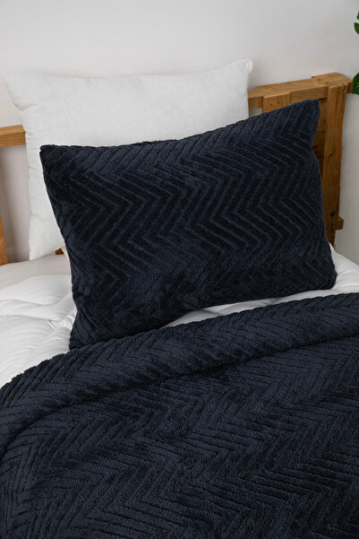 Genel Markalar Wellsoft Çift Taraflı 4 Mevsim Tek Kişilik Yatak Örtüsü - Antrasit