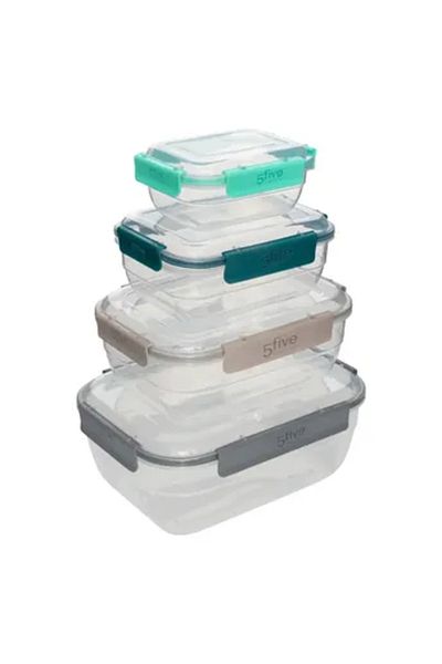 5FIVE 5 Five Klic Food Storage Box rectangle (4 Pc.)