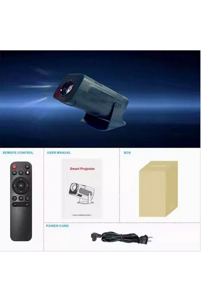 Choice UK Plug HY321-Black High-Quality 400ANSI Projetor para Casa with Immersive Cinema Experience, HY320