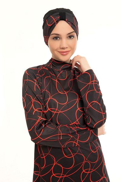 sorisso Hijab Clothing Patterned Hijab Swimsuit