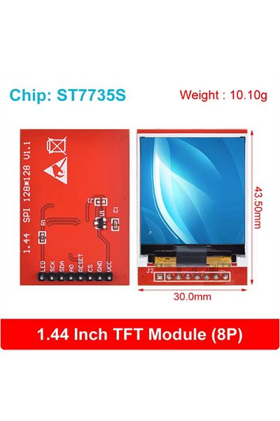 Choice 1.44 TFT TFT Display 0.96/1.3/1.44/1.8/2.4/2.8/3.5 Inch TFT Full Color Screen LCD Module ST7735 ILI9
