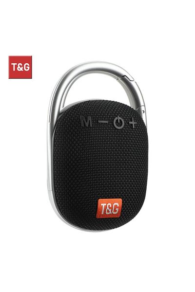 T&G Black Tg321 Outdoor Portable Waterproof Wireless Bluetooth Fabric Speaker Hifi Music Box Mini Bass W