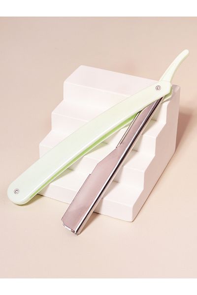 Choice putonzhedietidao-lv Straight edge shaver high-end salon folding men's manual shaver