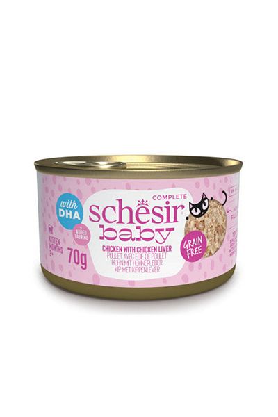 Schesir Schesir Baby Kitten Wholefood Chicken With Chicken Liver 70g