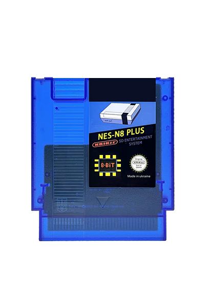 Choice Transparent Blue Flash Card Nes N8 Card 1500 in 1 ED-N8 Plus Remix China Version For NES 8 Bit Video