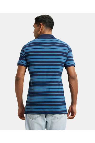JOCKEY USA Originals Half Sleeve Y/D Polo US93-0103-STELLAR/NAVY