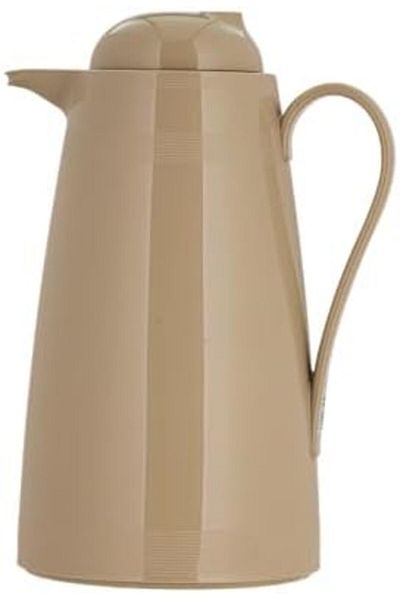 ALSAIF Blu Coffee And Tea Vaccum Flask In Beige / Leak-proof And Keeps Drinks Hot 1 Liter