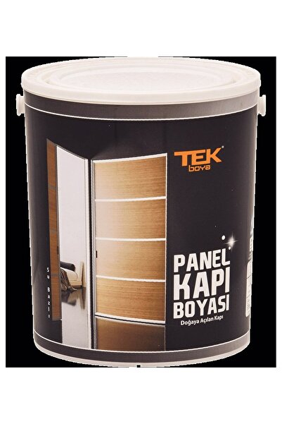 TEK REMONT Tek Boya Panel Kapı Boyası Su Bazlı Koyu Kahve Rengi Kod: 1020 2,5 Lt