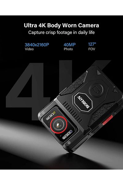 Choice Buit In 128gb Boblov M7 Pro 4k Gps Body Mounted Camera 128gb Video Recorder 180° Rotate Camera 4000m