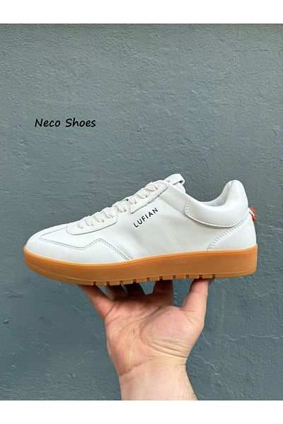 Lufian Men's Sneaker, Flat Rubber Sole, Comfort Inner Pad, Skin Outer Material