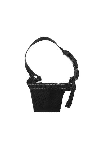 choice2 كمامة سوداء كبيرة جدًا للكلاب، مناسبة للجراء والكلاب الكبيرة، مضادة ل...