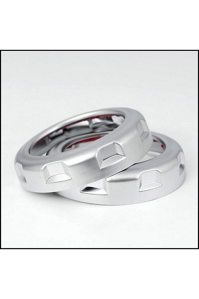 Choice LHFX4-HCFKG-ABS 2Pcs/Set Car Rear Air Outlet Vent Ring Cover Trim Sticker For Land Rover Range Rover