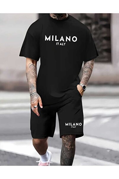 Panda Baskı Tekstil مجموعة علوية سفلية كبيرة الحجم بتصميم خاص مطبوع من ميلانو