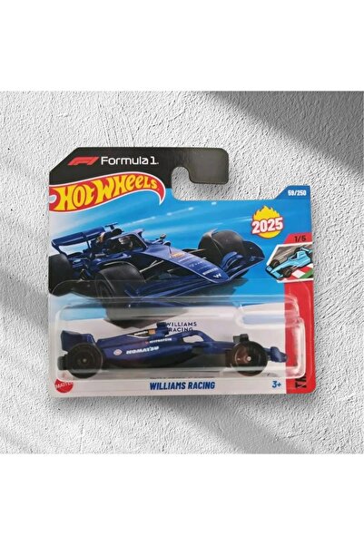 HOT WHEELS Williams Racing Formula 1 2025 F1 Takımı 1:64 Ölçekli Model Araba 1/5