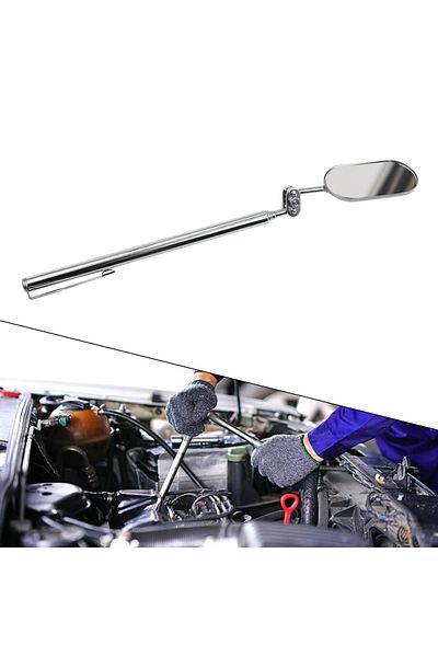 Choice Telescoping Inspection Mirror 360 Swivel Multipurpose Metal Mechanics Mirror Adjustable Inspectio...