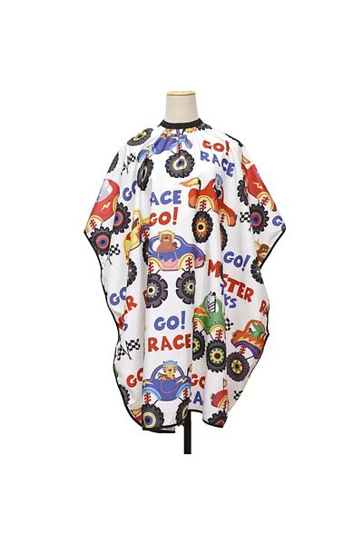 Choice B Kids Cartoon Haircut Hairdresser Cape Professional Hair-Cut Salon Barber Wrap Waterproof Cutting .
