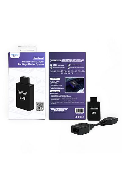 RetroScaler For Sms Blueretro Blueretro Wireless Game Controller Adapter For Sms Sega Mater System C