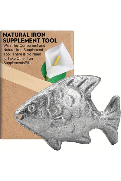 Choice Iron Fish Cooking Tool To Add Original Iron Supplement To Food And Water, Iron Supplement Tool Fo...