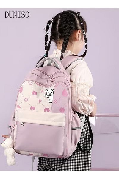 Generic Duniso Girls School Backpack Cute School Bag With Compartments