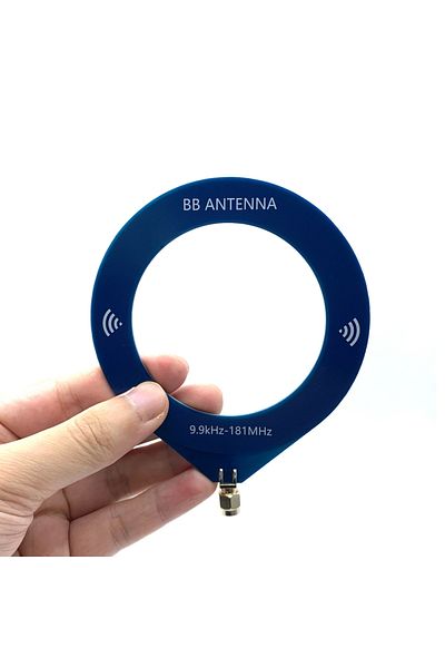 Choice 1pc 9.9khz-181mhz Frequency Small Circular Antenna Broadband Antenna Portable MW SW Antenna for Radi