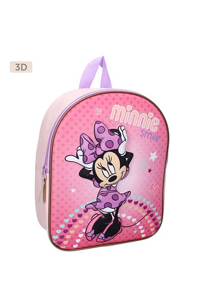 Minnie Mouse 3D children's backpack, 32x26x11 cm, with one compartment, multicolor, Simply Special, Minnie Mouse