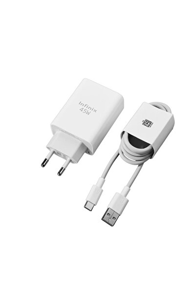 xımıx Infinix 45W Süper Hızlı Şarj Adaptörü Kablo Seti - Hızlı Şarj Aleti