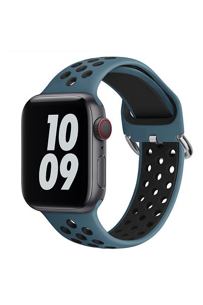 Choice Green feather with black 42mm/44mm/45mm/49mm Suitable for appleiwatch two-color black and white rain