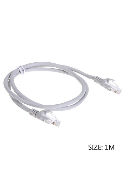 ALLOYSEED كابل إيثرنت بطول متر واحد، كابل شبكة LAN عالي السرعة RJ45، جهاز توجيه، كمبيوتر محمول، جهاز توجيه، مراقبة RJ45