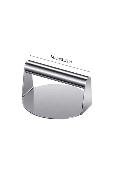 Choice 1pc 1pc Stainless Steel Hamburg Meat Press Hamburger Press Kitchen Gadgets Meat Pie Make Kitchen Acc