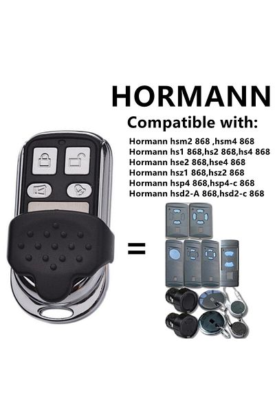 KUANGZIPENG HORMANN Garage Gate Remote Control HORMANN HSM2 HSM4 868 MHZ Handheld Transmitter 868.35mhz